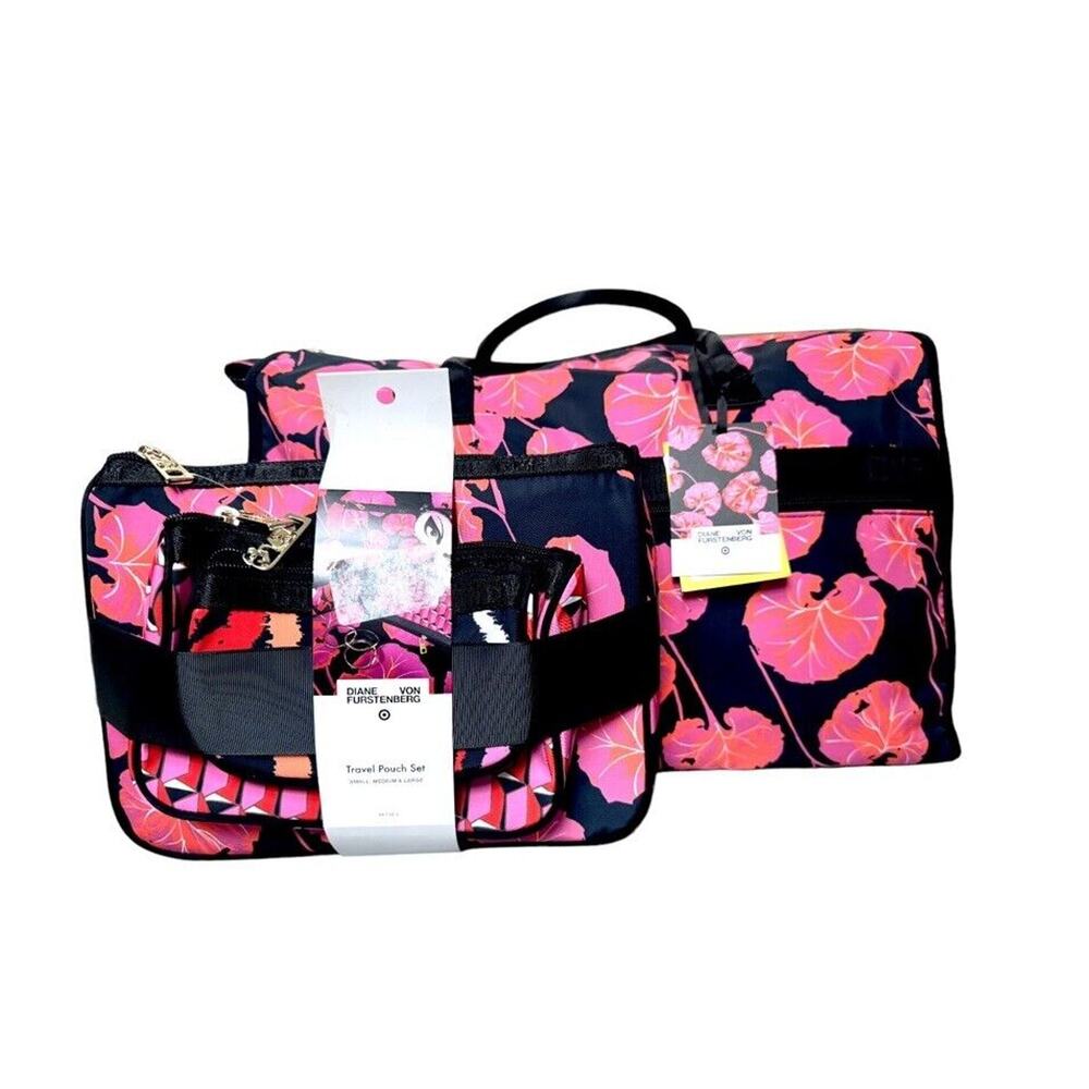 DVF Diane von Furstenberg x Target Weekend bag and 3 pc Travel Bag Set